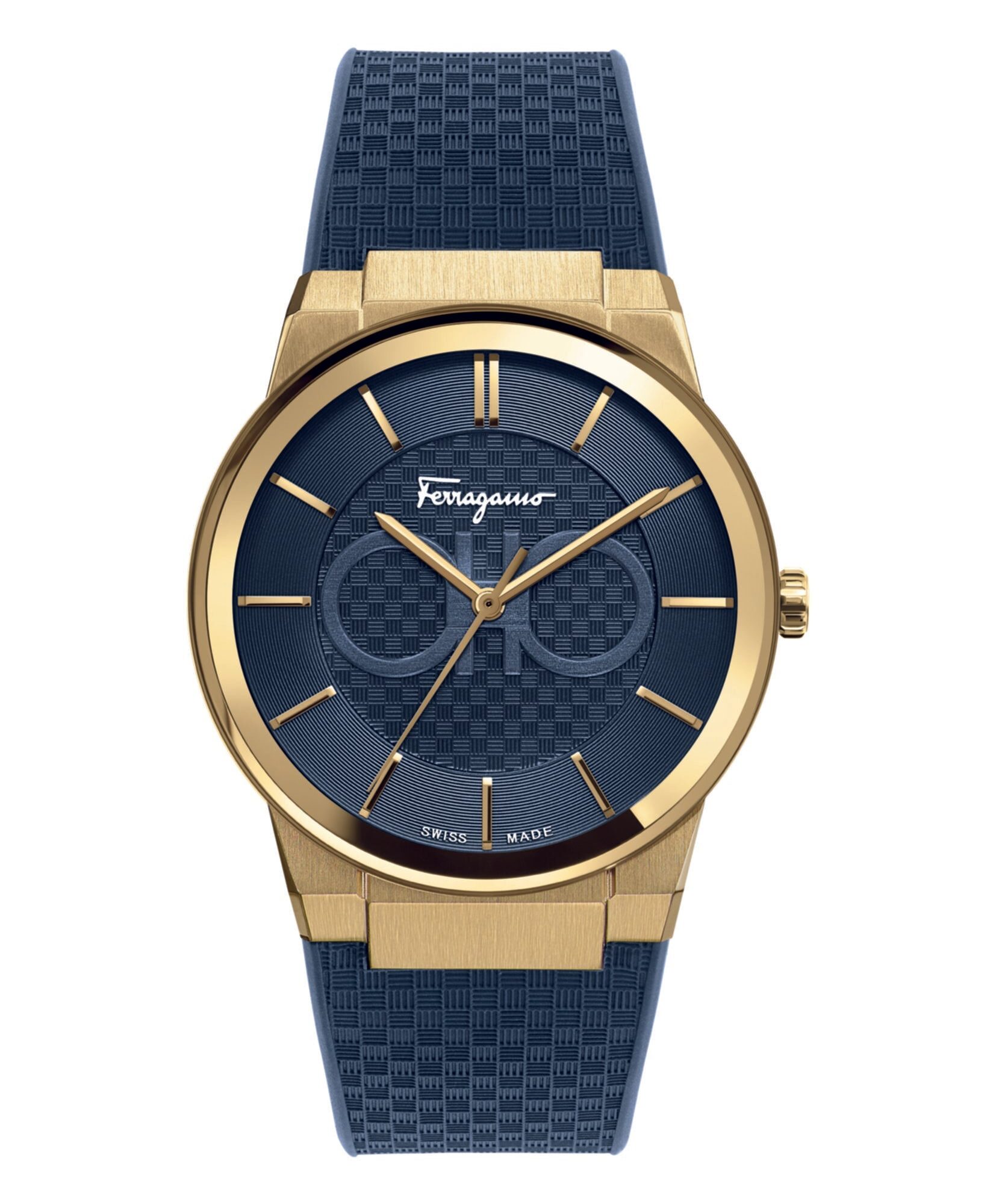 Ferragamo Sapphire Silicon Watch