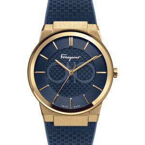 Ferragamo Sapphire Silicon Watch