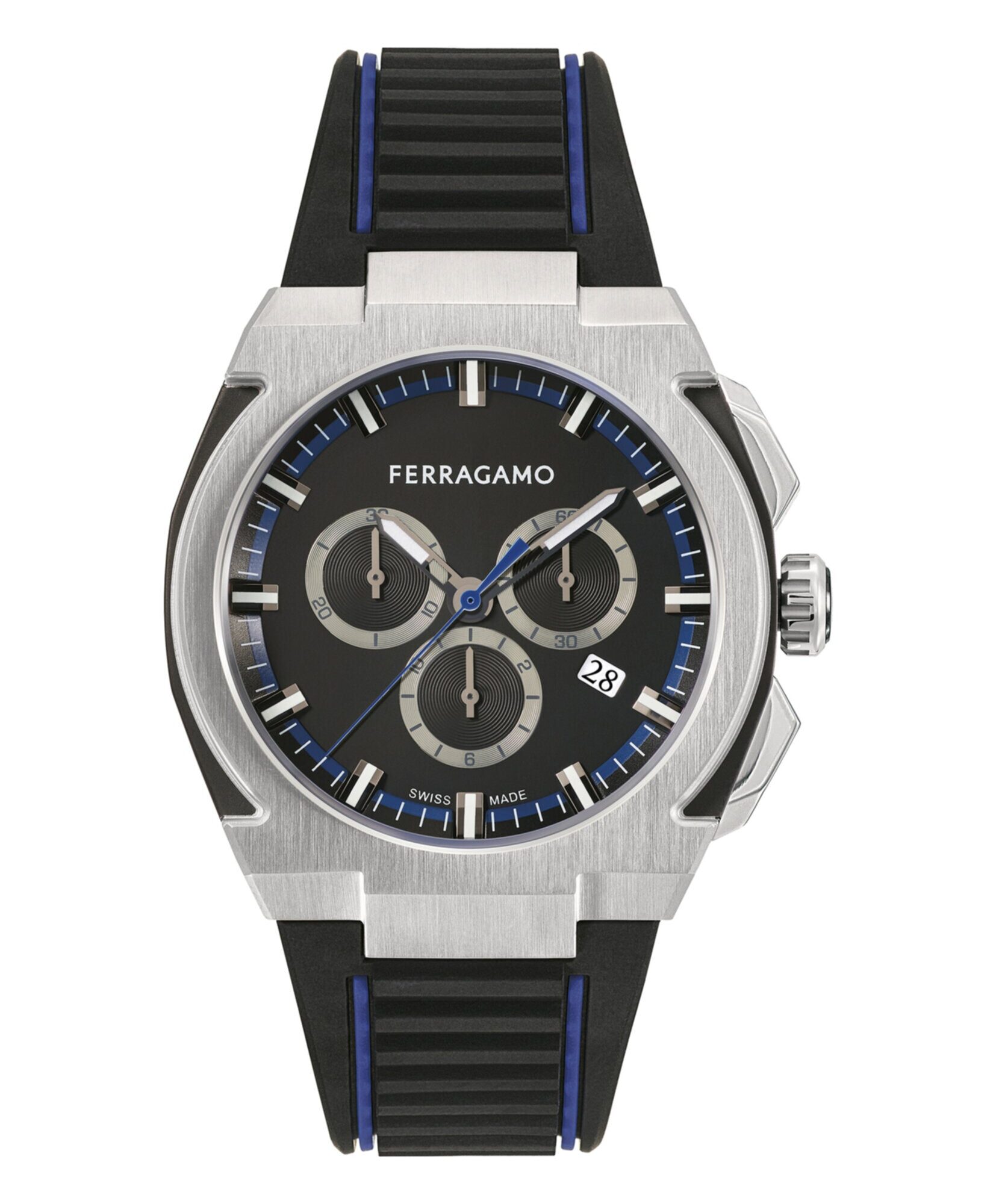 Ferragamo Supreme Chrono Silicone Watch