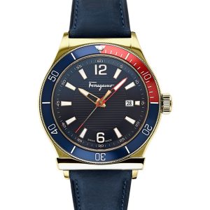 Ferragamo 1898 Sport Leather Watch