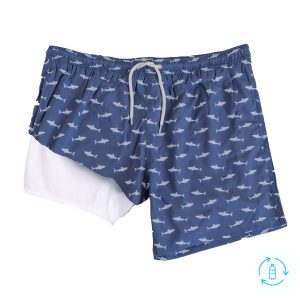 Bermies Shark Attack Swim Trunks