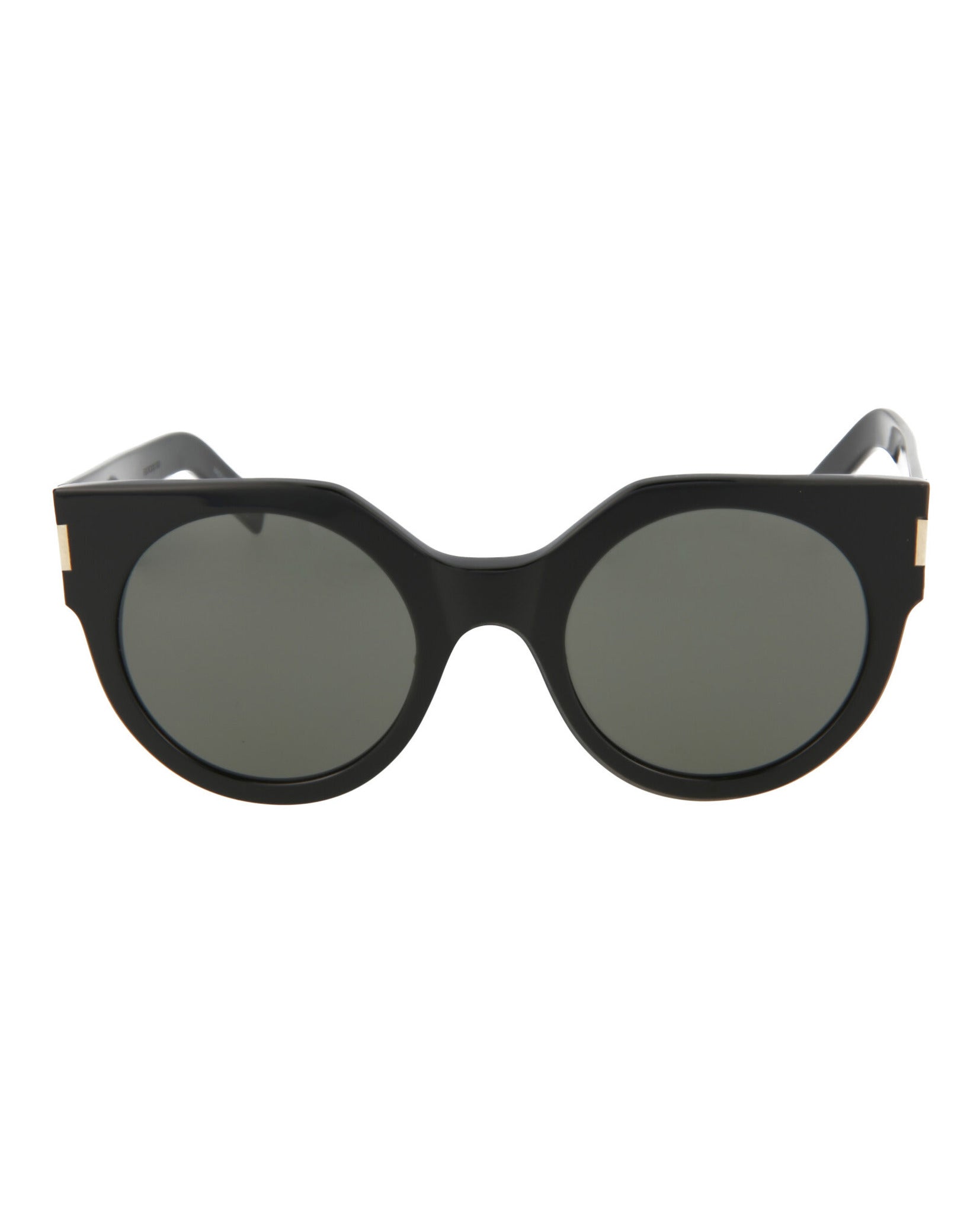 Saint Laurent Round-Frame Acetate Sunglasses