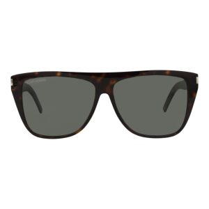 Saint Laurent Round-Frame Acetate Sunglasses