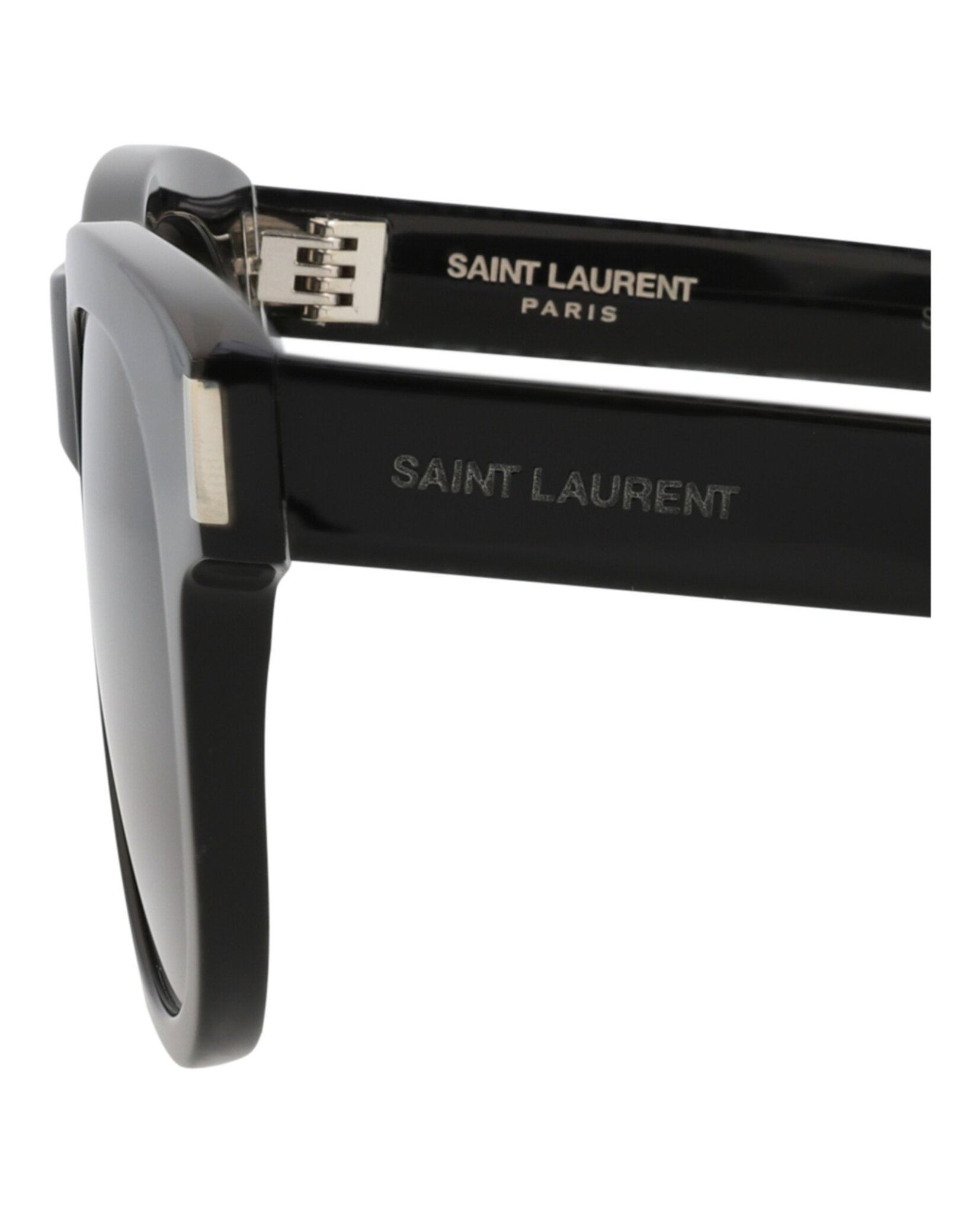 Saint Laurent Round-Frame Recycled Acetate Sunglasses - Image 4