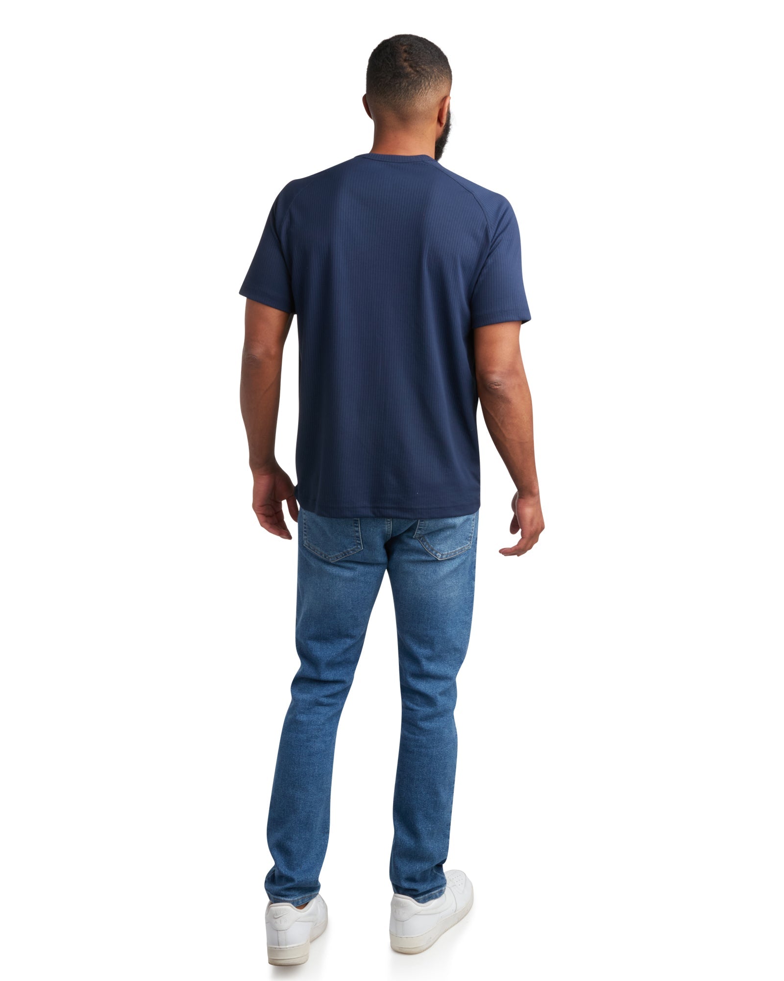 Spyder Men's Short Sleeve Henley - Navy - Image 2