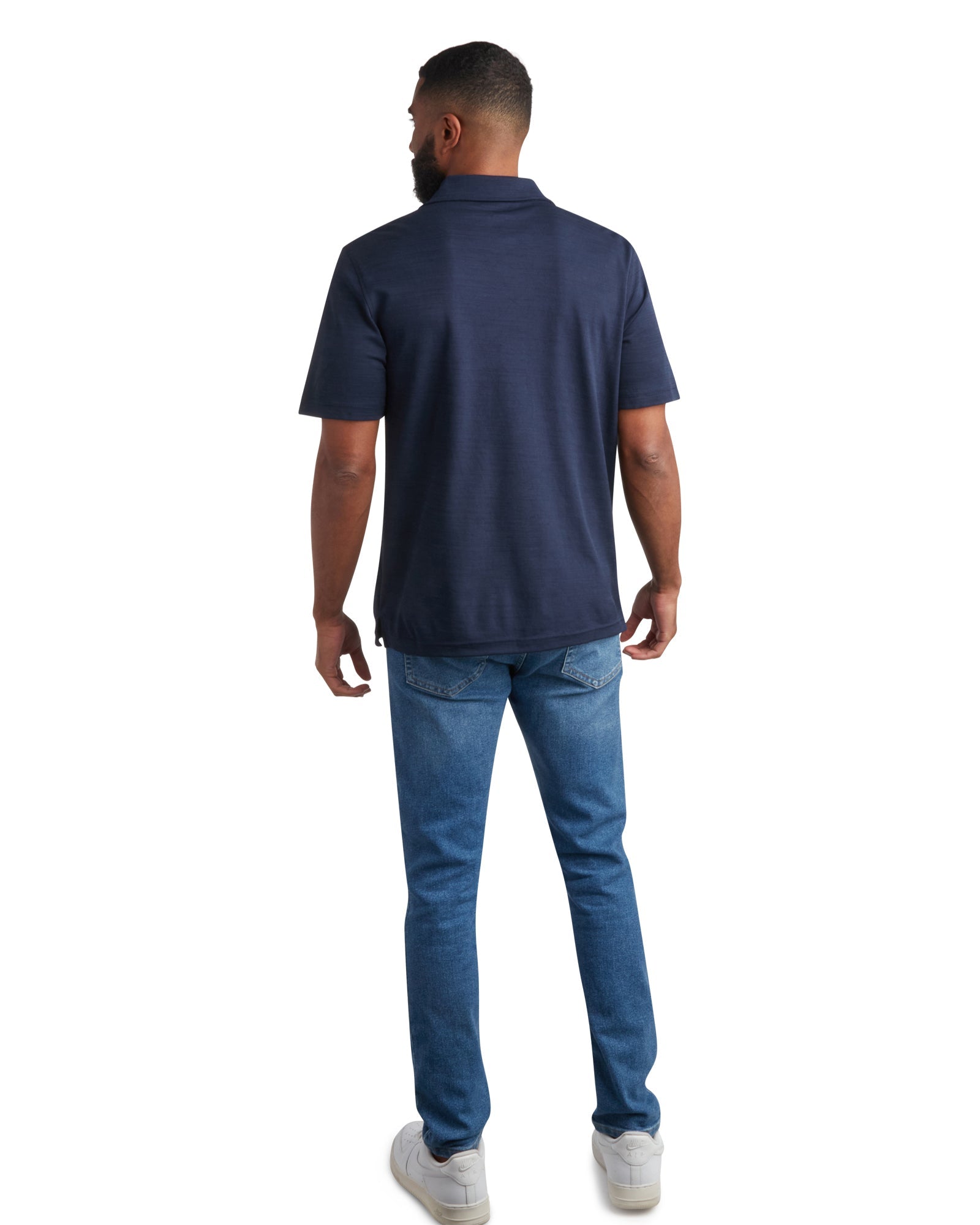 Spyder Men's Short Sleeve Tech Pique - Navy - Image 2