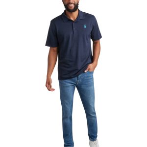 Spyder Men's Short Sleeve Tech Pique - Navy