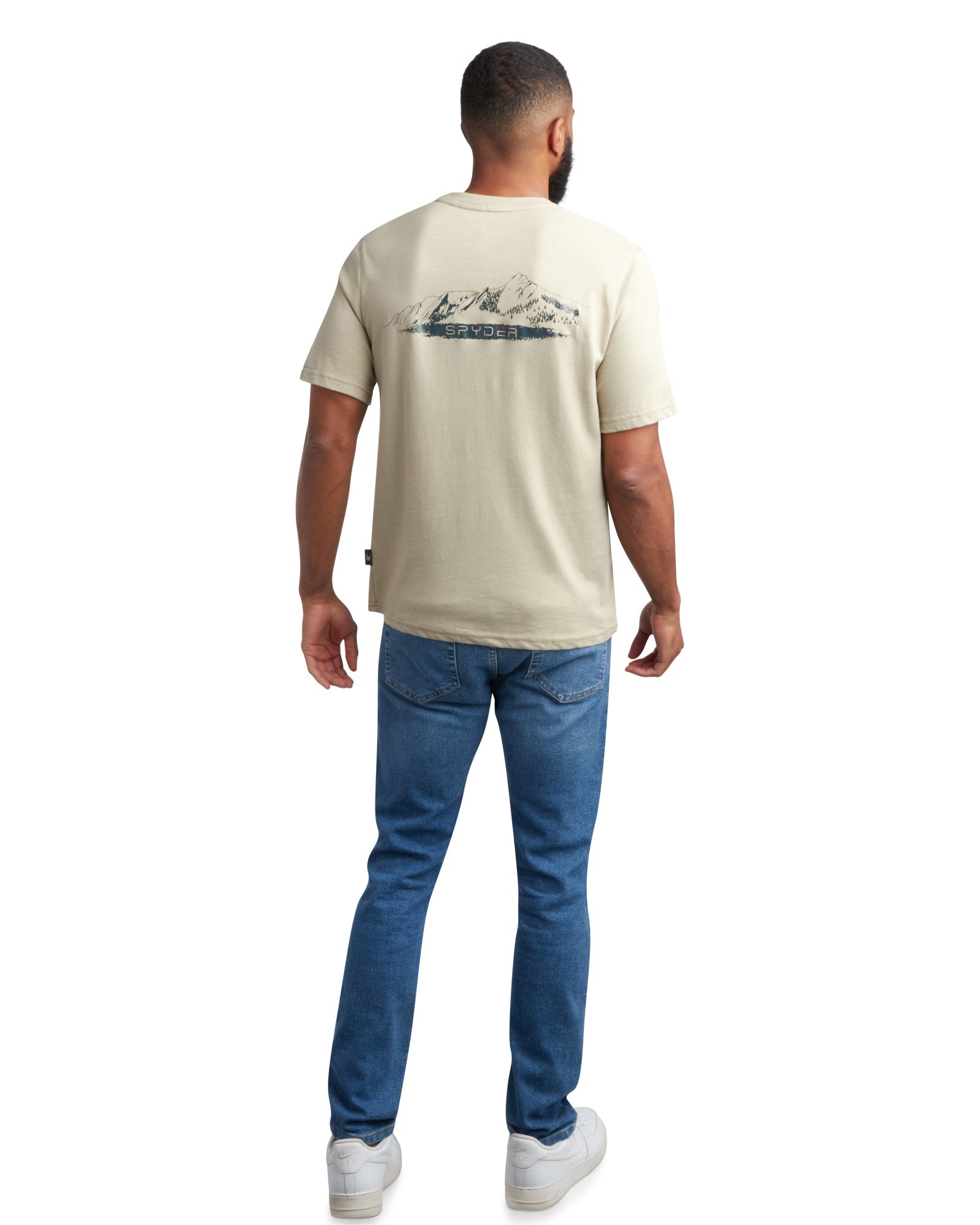 Spyder Men's Short Sleeve Mountain - Stone - Image 2