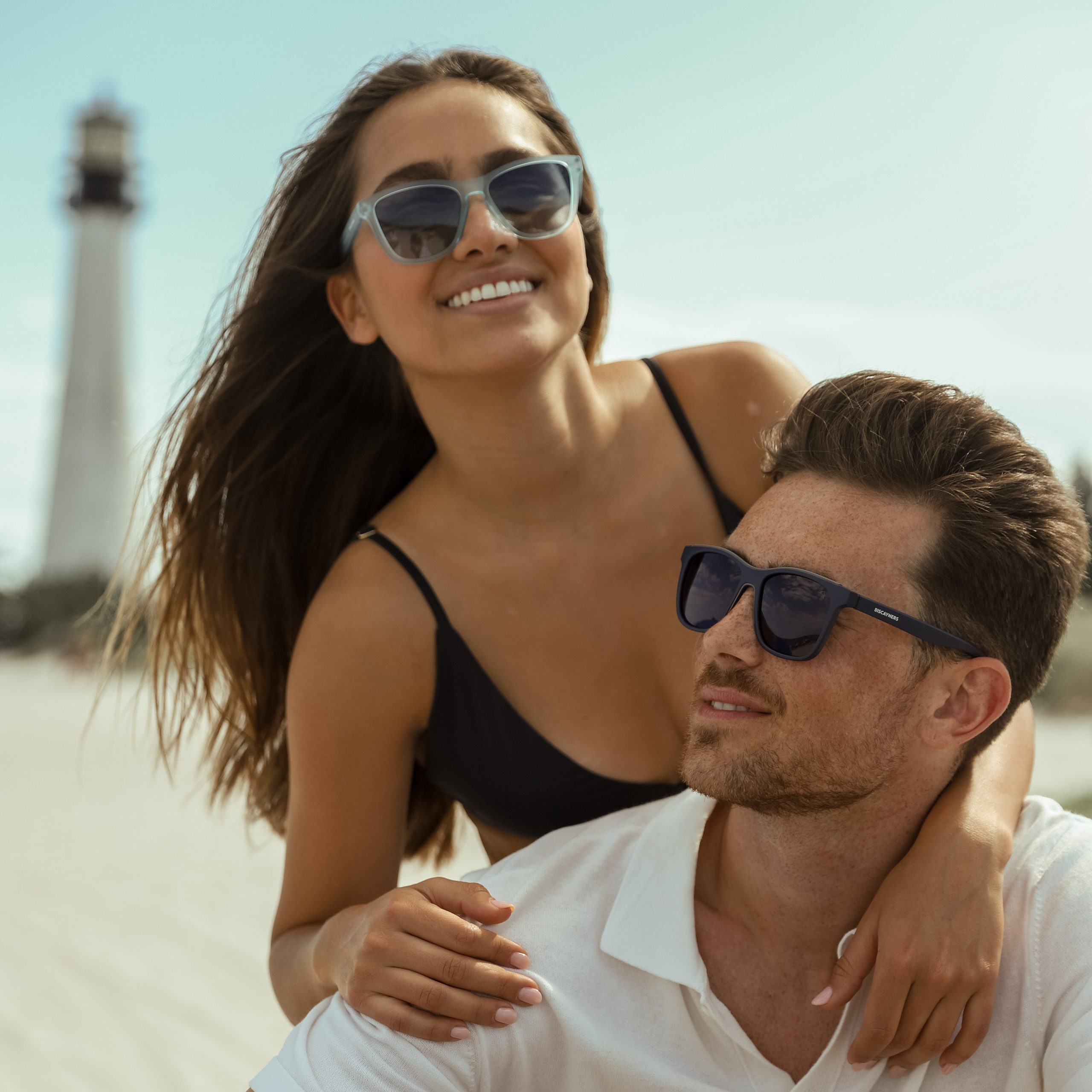 Biscayners Sonesta Light Blue Men's Sunglasses - Image 5