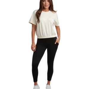 Spyder Women's Harmony Boxy Tee - Pearl
