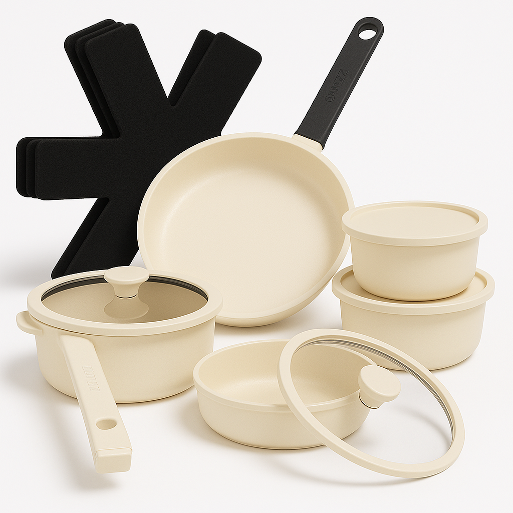Moritz & Moritz 15-Piece Cast Aluminum Pot and Pan Set - Image 19