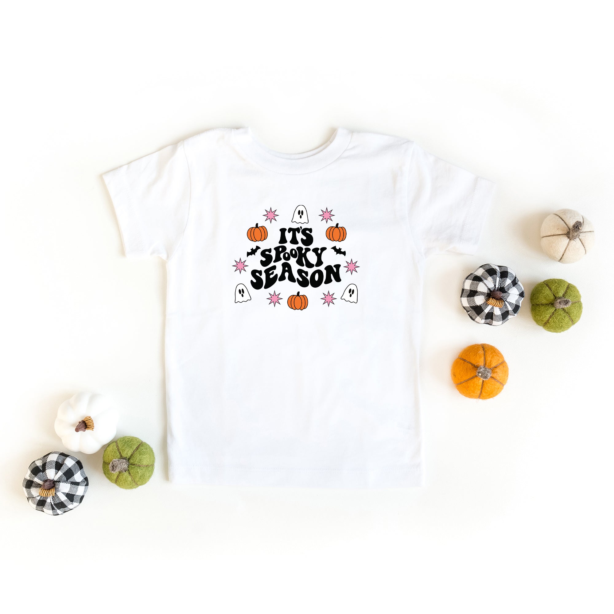 The Juniper Shop Toddler It's Spooky Season Ghost Short Sleeve Crew Neck - Image 4