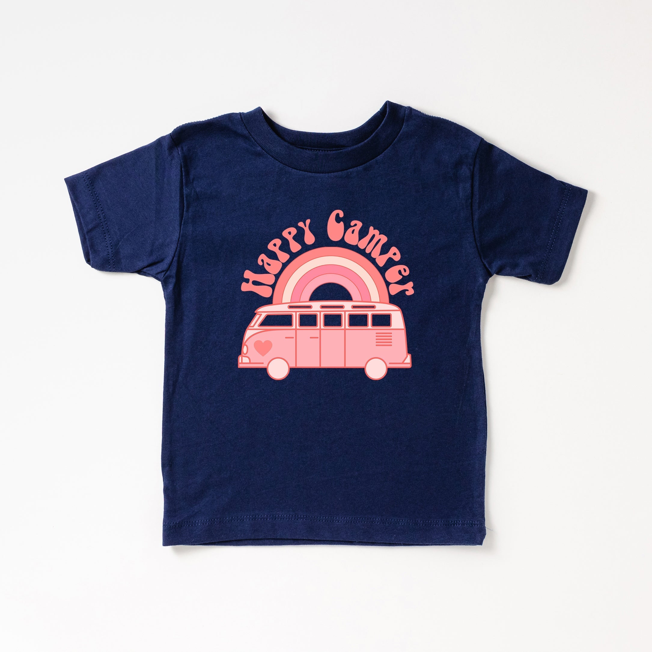 The Juniper Shop Toddler Happy Camper Van Short Sleeve Crew Neck - Image 2
