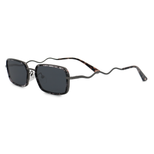 TopFoxx Eve - Black Unisex Sunglasses
