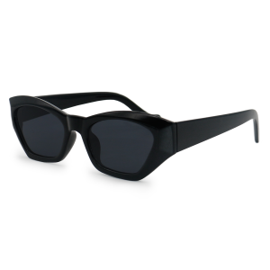TopFoxx Bright as my Future - Women's Black Cateye Sunglasses
