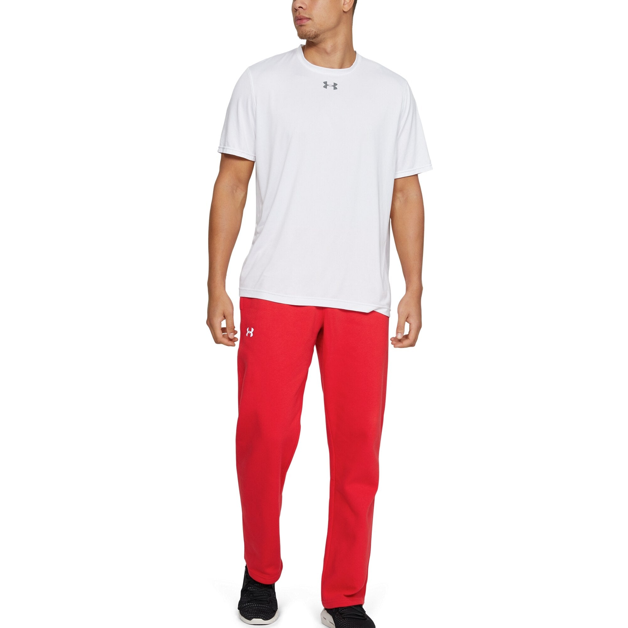 Under Armour Men's Hustle Fleece Pant - 1300124-600 - Image 4
