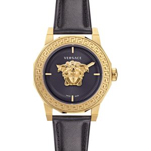 Versace Medusa Deco Leather Watch