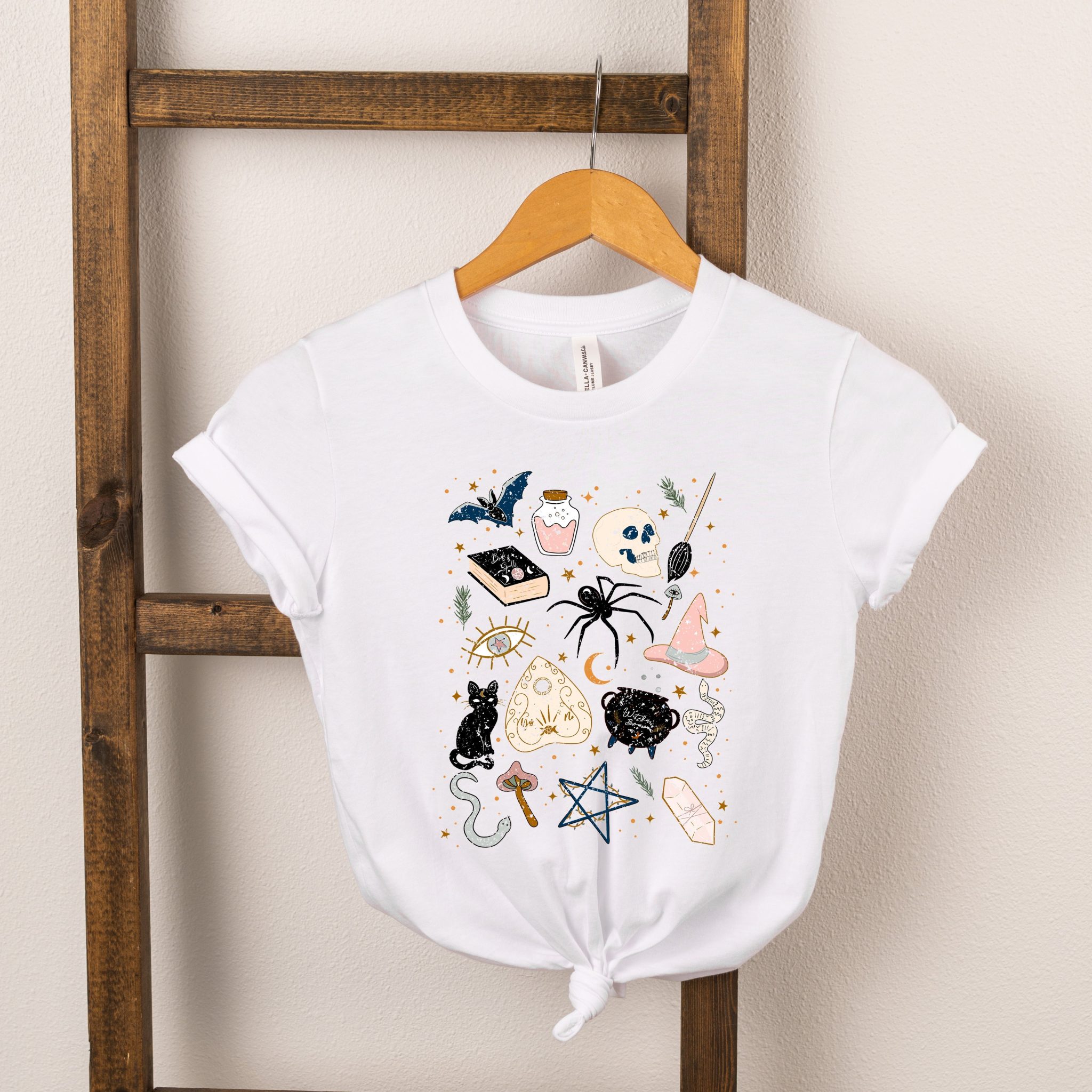 The Juniper Shop Baby Witch Doodles Youth Graphic Short Sleeve Tee