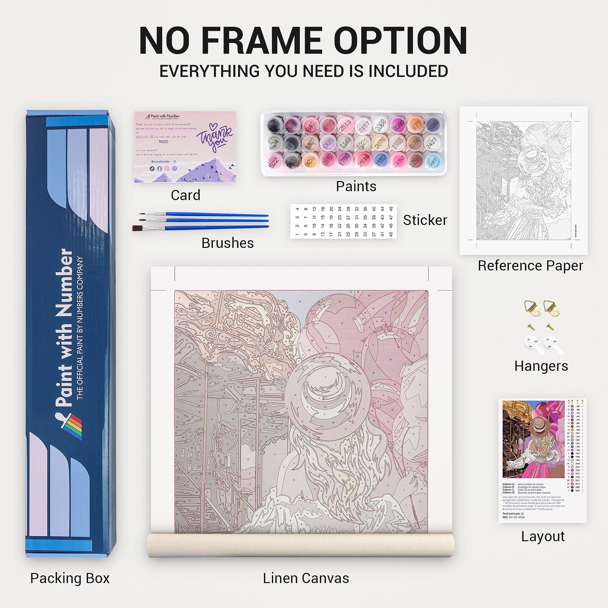 Paint with Number A Street With A Restaurant - Image 2