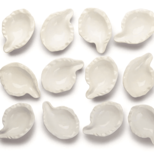 Outset Ceramic Oyster Shells. Set of 12 Shells For Grilling. Baking and Serving