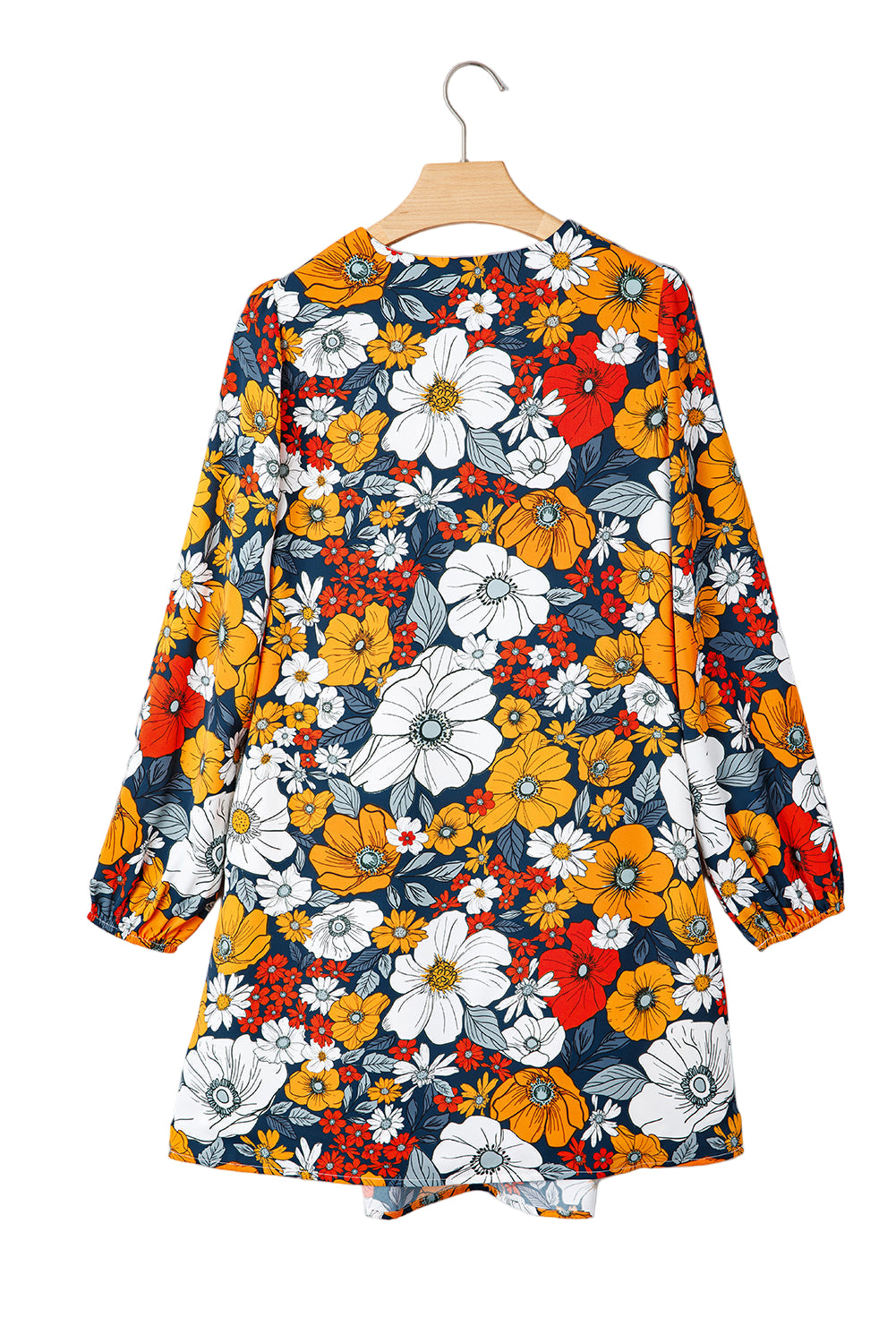 Threaded Pear Blakely Floral Long Sleeve Mini Dress - Image 3