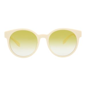 Alexander McQueen Round-Frame Acetate Sunglasses