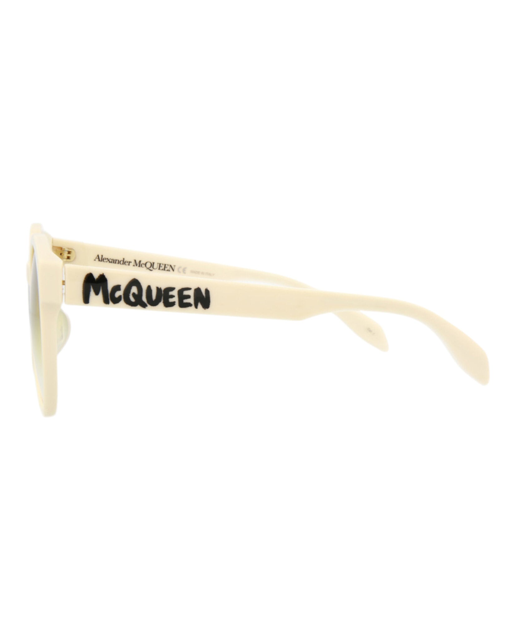 Alexander McQueen Round-Frame Acetate Sunglasses - Image 3