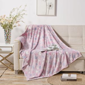 SHD-Glow- Pink Hearts Blanket