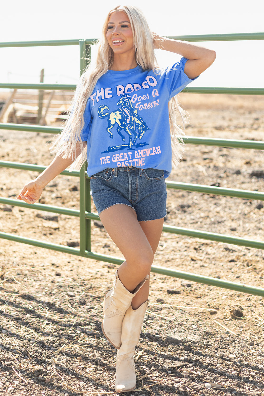 Rodeo Forever Western Graphic Tee by Threaded Pear - Image 7