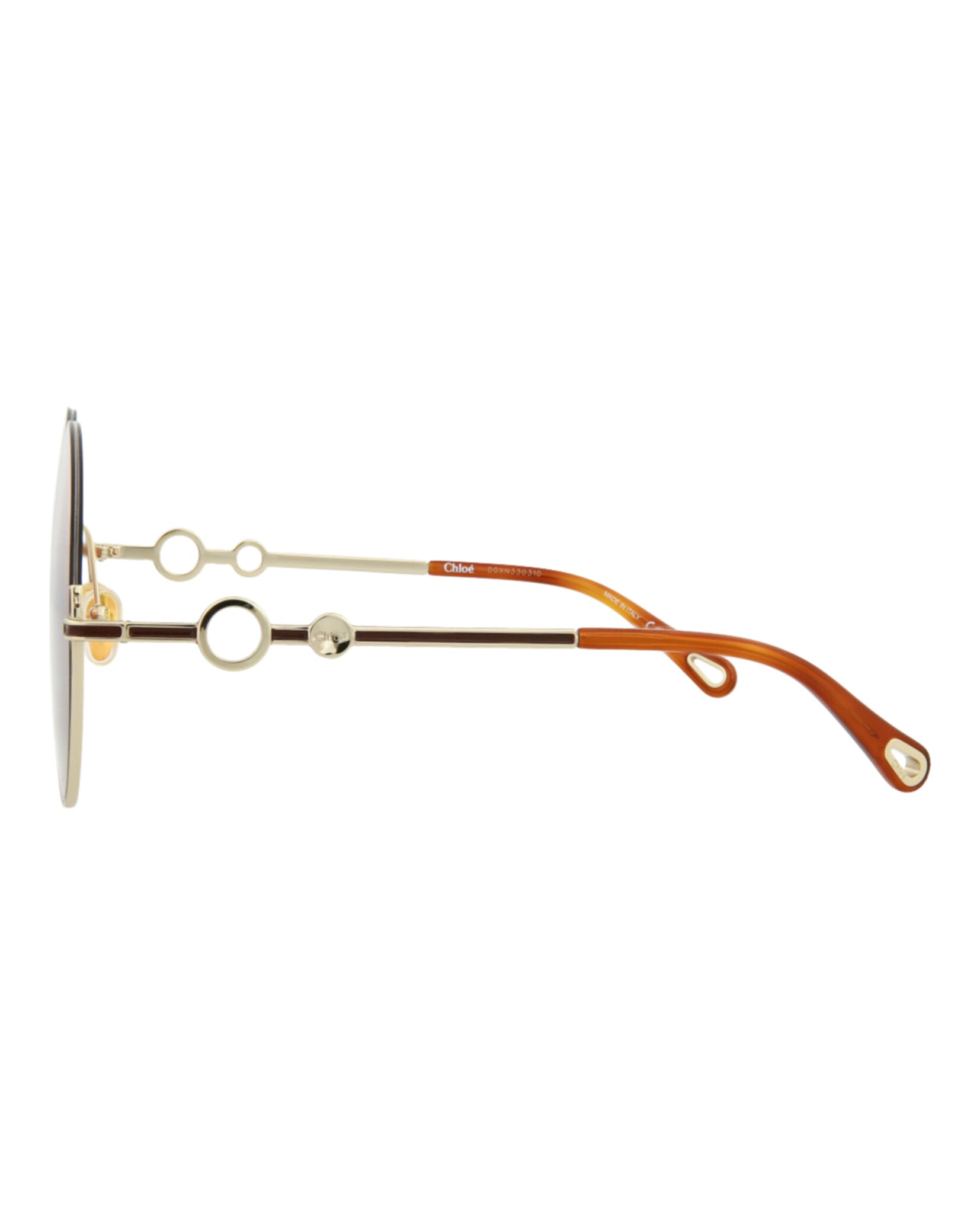 Chlo?? Round-Frame Metal Sunglasses - Image 3