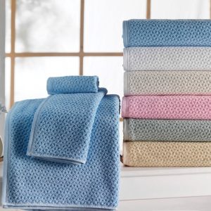 Classic Turkish Towels Hardwick %100 Turkish Cotton Towel Set of 6 - 2 Bath Towels. 2 Hand Towels & 2 Washcloths - Soft. Absorbent & Quick Dry