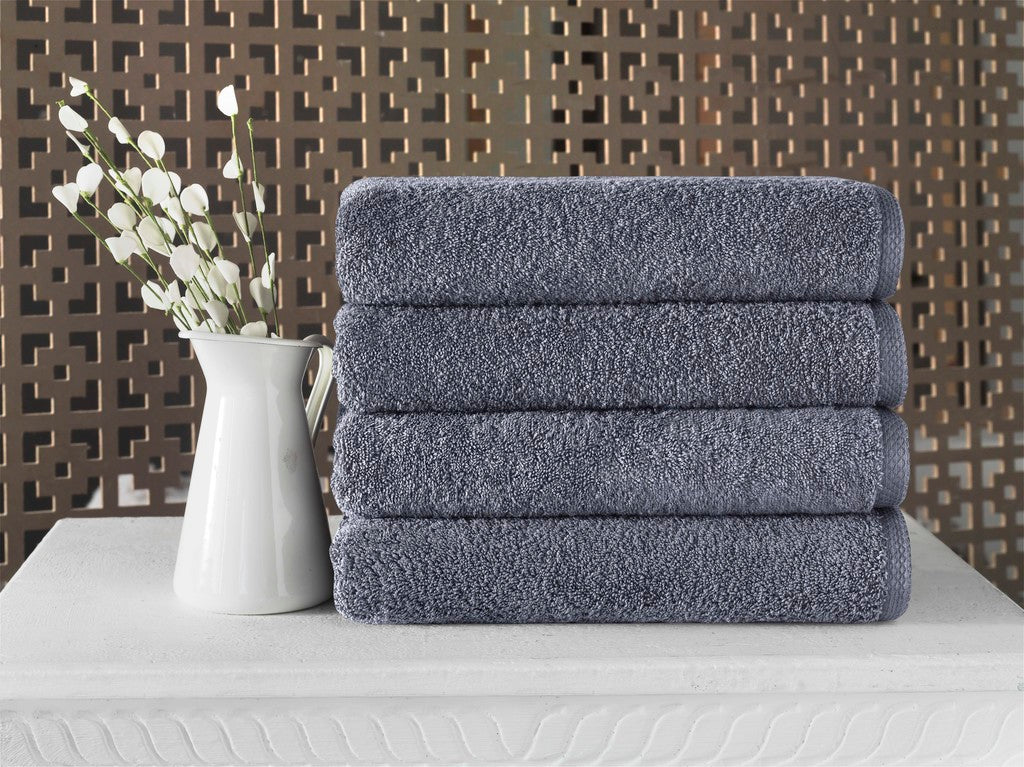Classic Turkish Towels Hospitality Turkish Cotton Bath Towels - 4 Pieces - Image 3