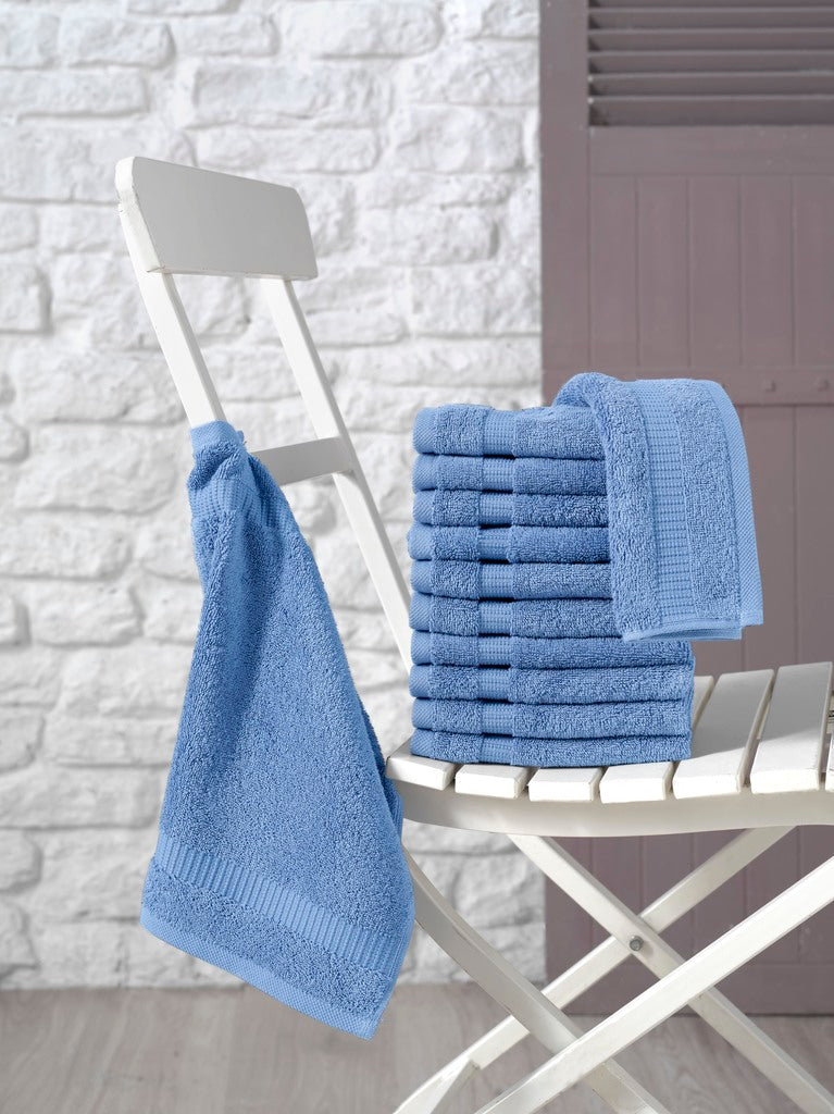 Classic Turkish Towels Cambridge Turkish Cotton Washcloths - 12 Pieces - Image 9