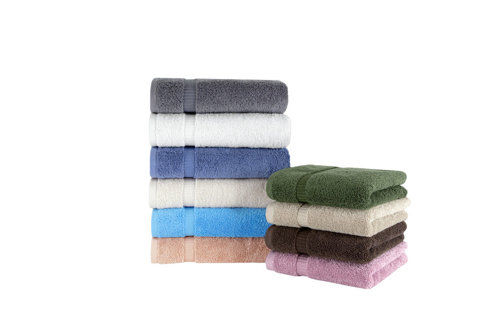 Classic Turkish Towels Villa Turkish Cotton Hotel Collection Hand Towels - 6 Pieces