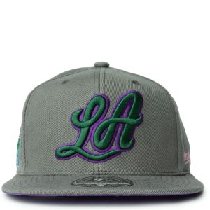 Mitchell & Ness Men's Nba From Dusk Fitted Hwc Lakers - Dark Grey