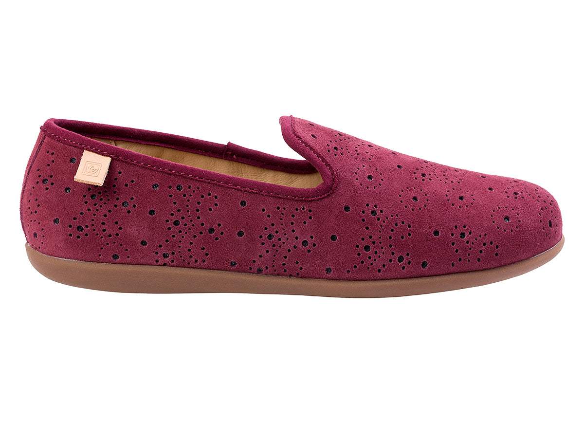Spenco Paisley Ballet Suede Women's Slip On Shoes - Image 8
