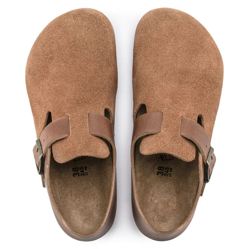 Birkenstock London Oiled Leather/Suede Leather Pecan - Image 3