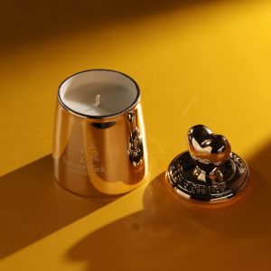 The Golden Heart Luxury Diamond Candle