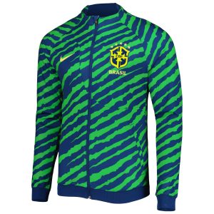 Nike Men's Brazil Academy Pro Anthem Knit Jacket Fifa World Cup 2022 - Dr9018-490