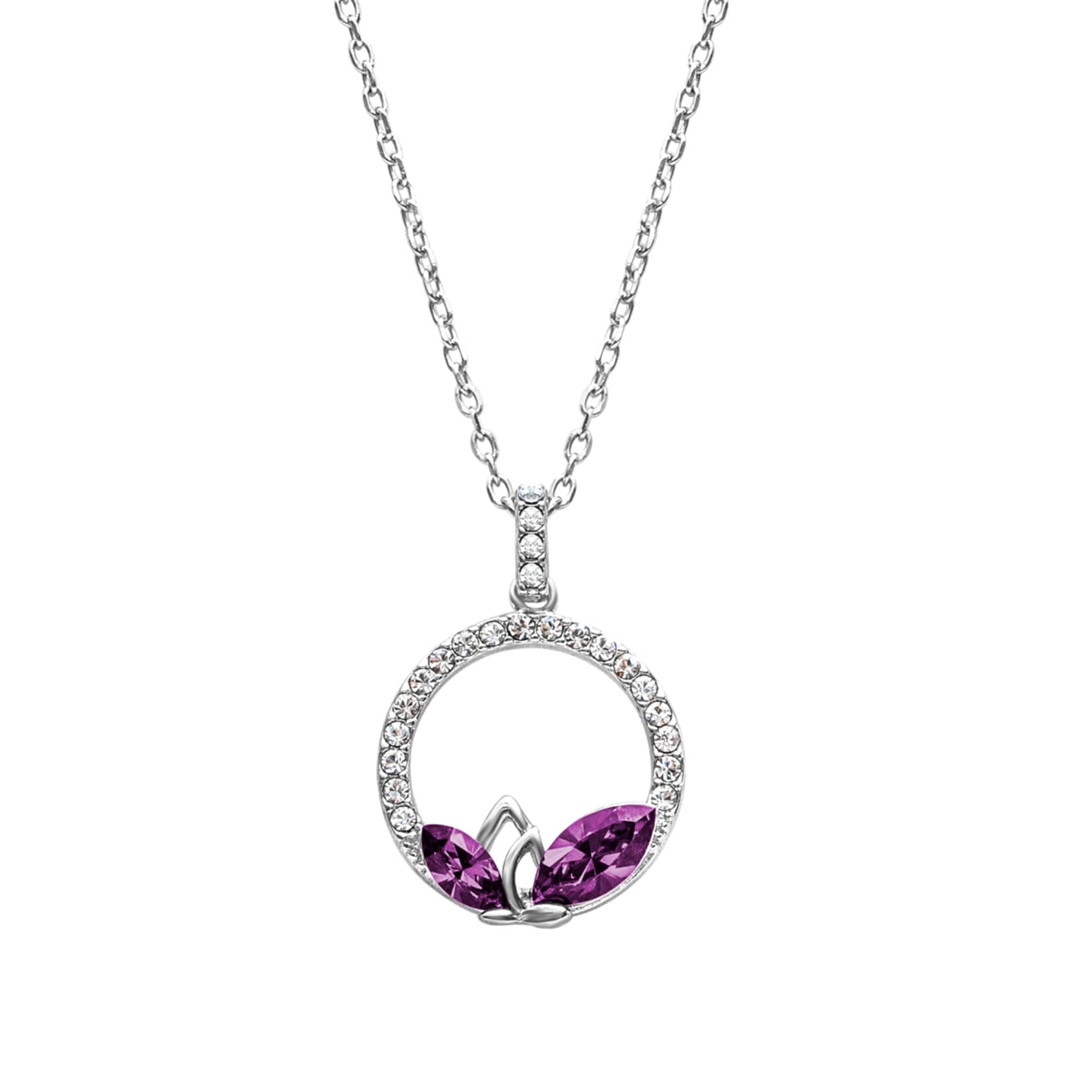Elegant Dual Marquis Pav?? Pendant Necklace ? Embellished with Swarovski Crystals by callura - Image 5
