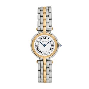 Pre-owned Cartier Women's Panthere 23mm Stainless Steel and 18K yellow gold Wristwatch - 1057920