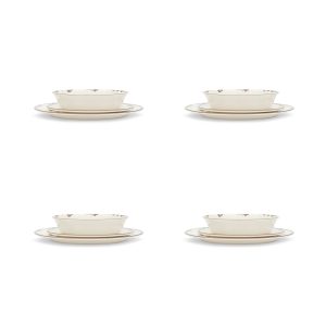 Fox Run Melamine Dinnerware Set Ivory