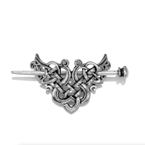 Silvertone Celtic Hair Pin