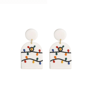 Don't AsK Festive Holiday Lights Earrings ?C Festive Holiday Jewellery for Women