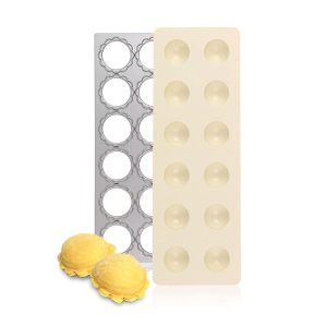 Fox Run Flower Shaped Ravioli Maker. 12 Ravioli Molds