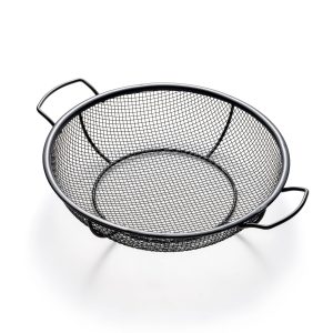 Outset Non-Stick Shallow Mesh Grill Basket With Handles. 12 x 15