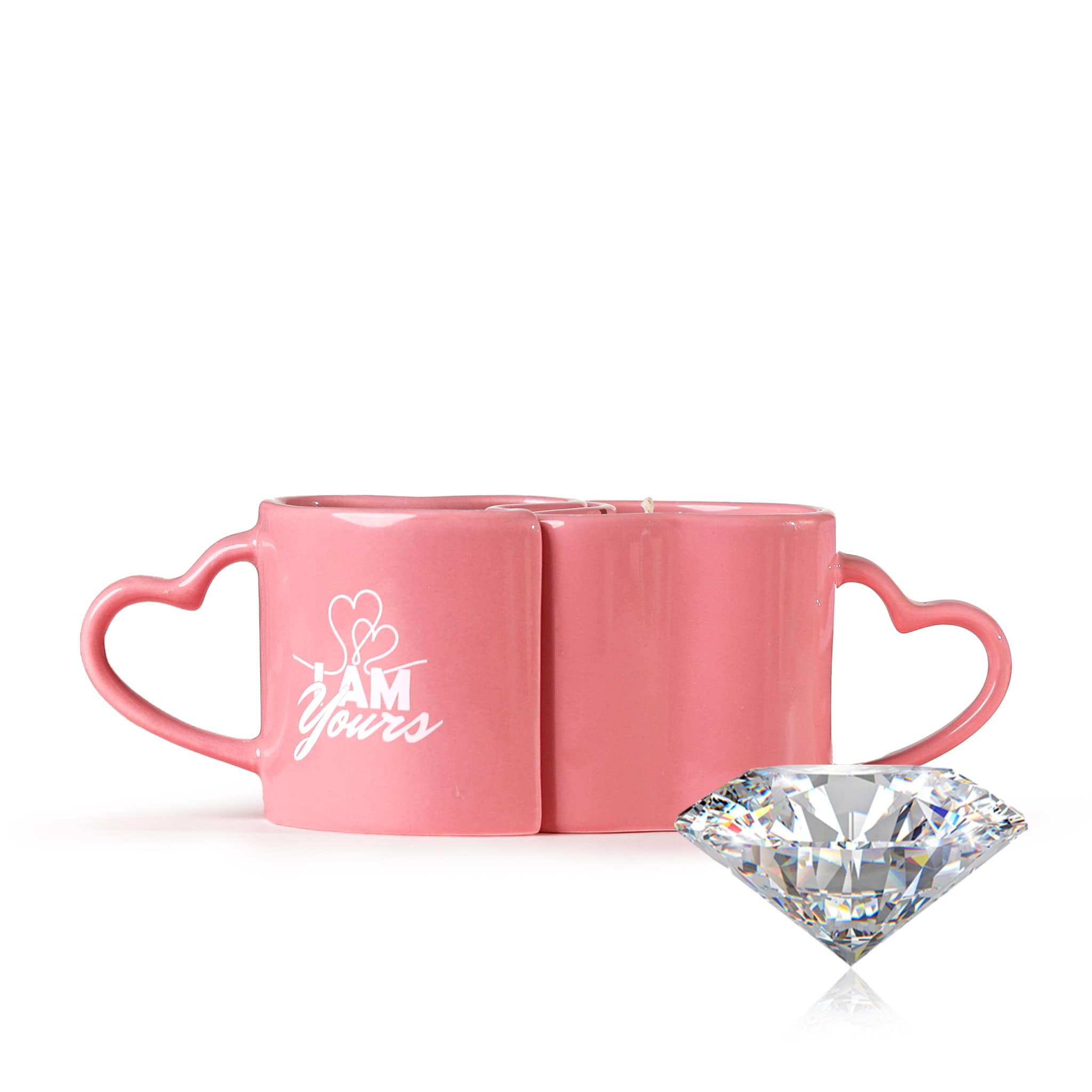 2 Diamond His+Hers Love Reusable Coffee Mugs - Image 7