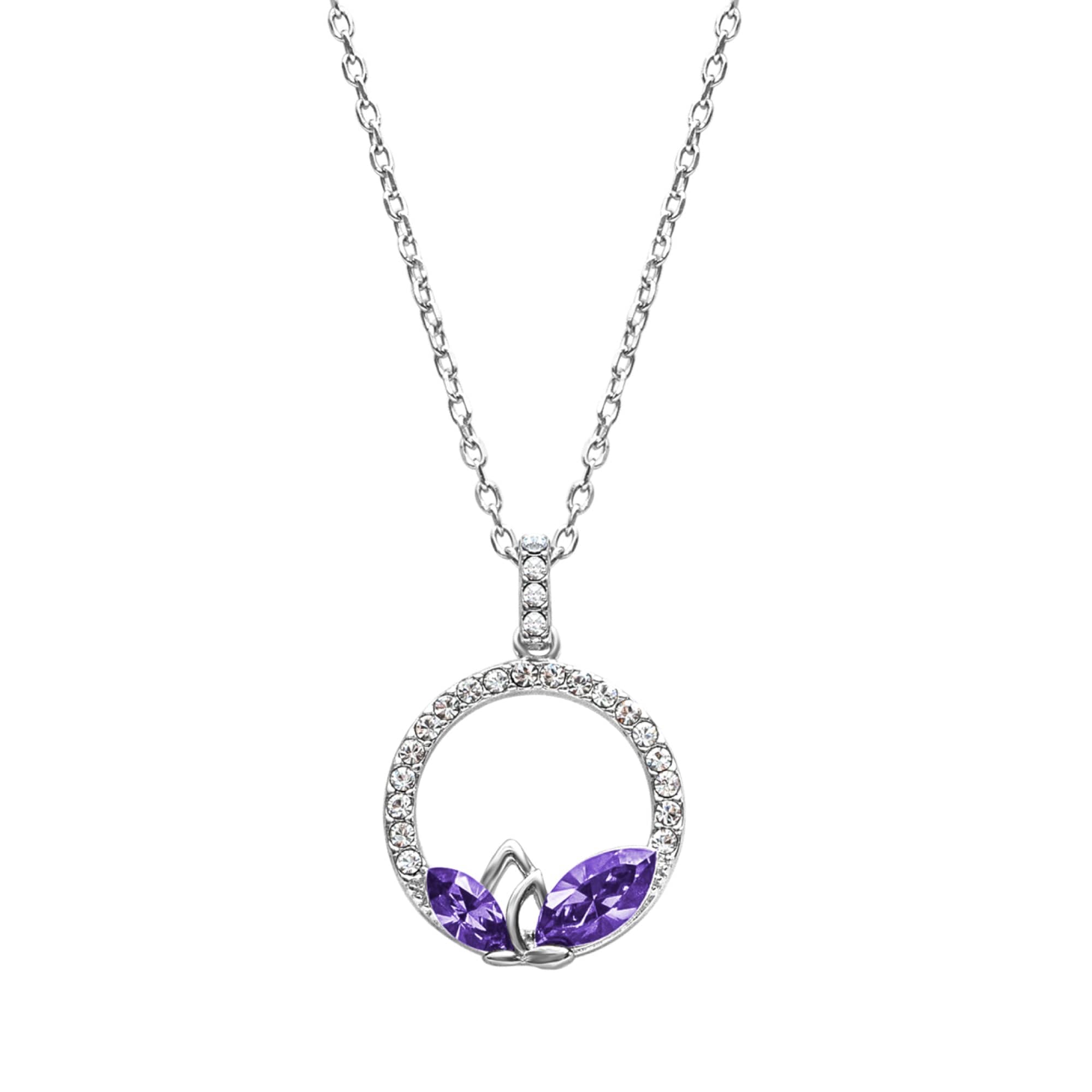 Elegant Dual Marquis Pav?? Pendant Necklace ? Embellished with Swarovski Crystals by callura - Image 3