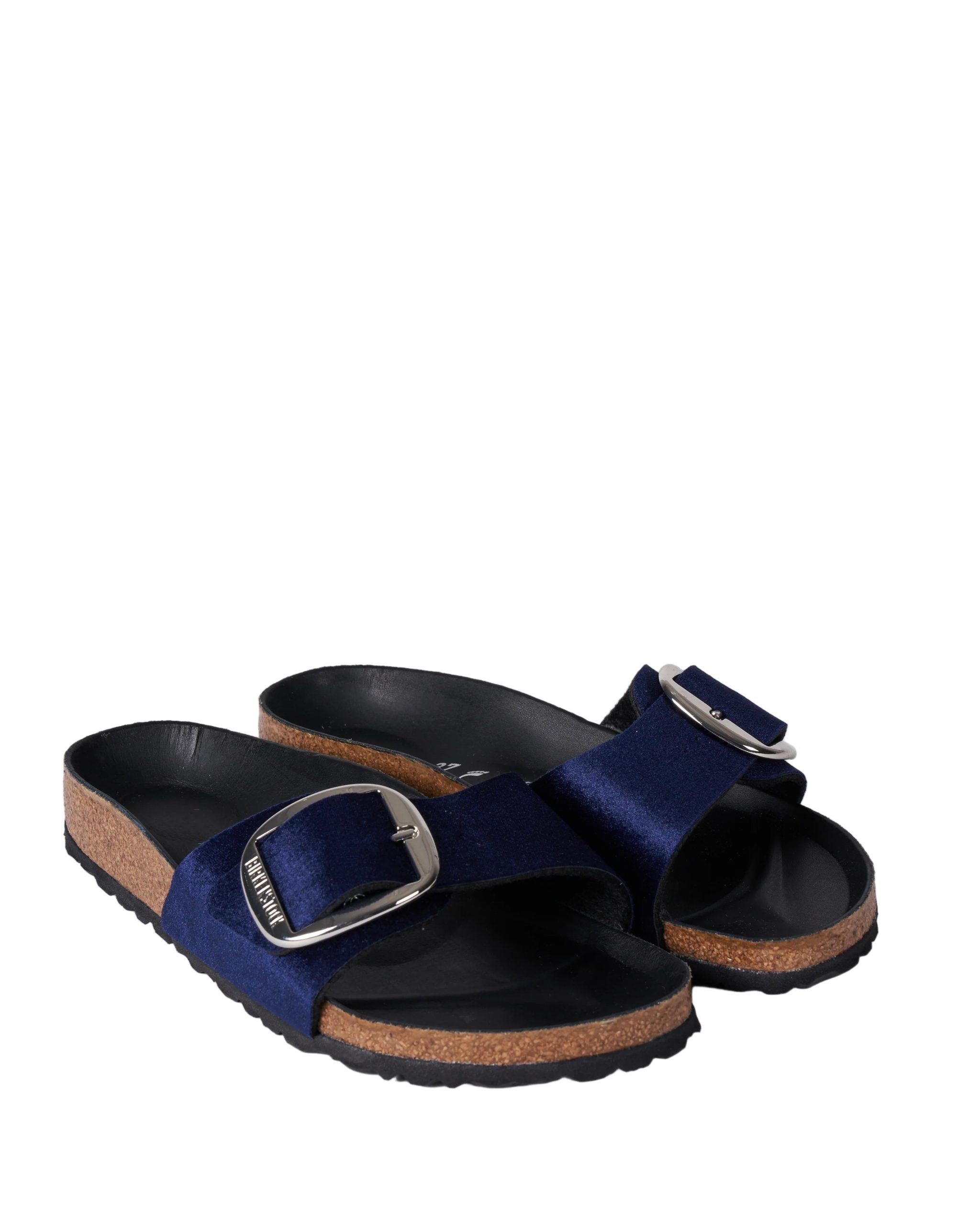 Birkenstock Madrid Big Buckle Velvet Midnight