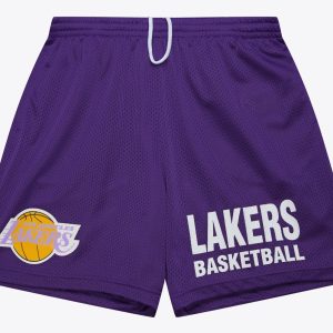 Mitchell & Ness Men's Nba Gameday Mesh 7In Shorts Vintage Logo Lakers